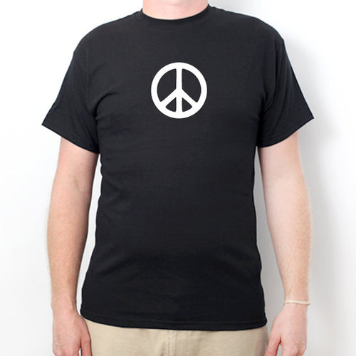 Peace T-shirt Peace Sign Mindfulness Happy Tee Gift Symbol Hippy 60's Tee Shirt