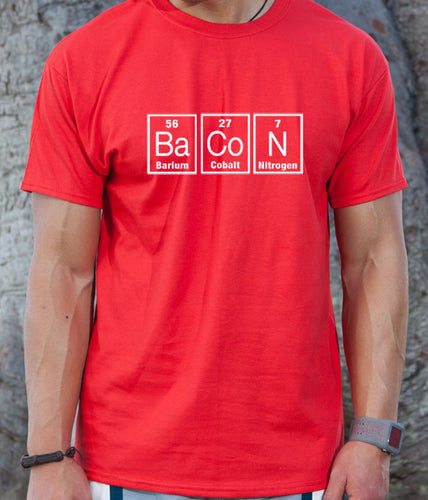 Bacon Shirt Periodic Table Element Tee Shirt