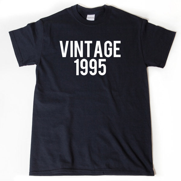 Vintage 1995 T-shirt Funny Birthday Gift Tee Retro Shirt