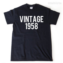 Vintage 1958 T-shirt Funny Birthday Gift Idea Tee 1958 Shirt